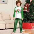 thumbnail image 5 of MXIEZI Family Matching Pajamas Outfits Christmas Cartoon Long Sleeve Mommy and Me Pajamas Set Crew-Neck Letter Loungwear Matching Set, 5 of 7