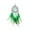 Green, variant on Colorful Feather Dream Catcher Wind Chime | 47 Inch Wall Hanging Decor with Crystal Stones | Car Pendant & Home Ornament | Includes 1 Piece
