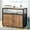 Brown & Black, variant on Tribesigns Modern File Cabinet with Drawers and Storage Shelves, Lockable Cabinet & Rolling Caster (Gray & Black)