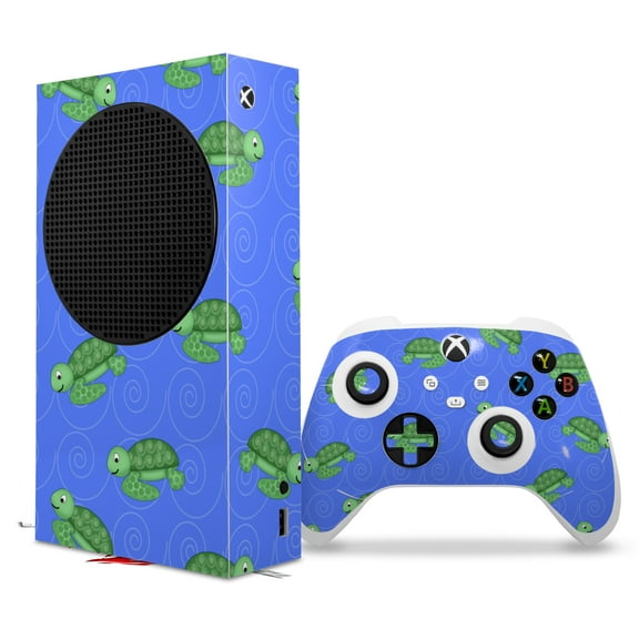 WraptorSkinz Skin Wrap compatible with the 2020 XBOX Series S Console and Controller Turtles (XBOX NOT INCLUDED)