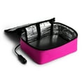 thumbnail image 3 of HOTLOGIC Food Warming Tote, Lunch Bag 12V with Glass Dish, Pink, 3 of 4