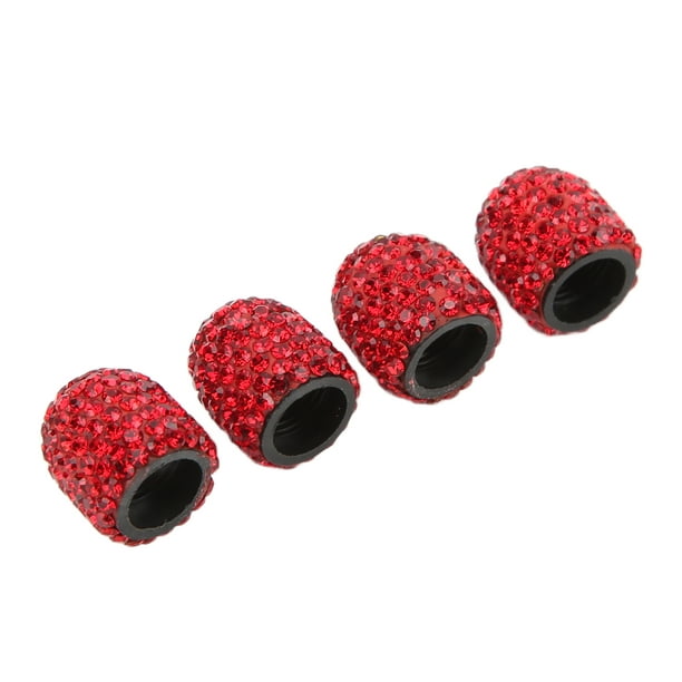 Certified Plastic Tire Valve Stem Caps, 4-pcs