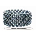 thumbnail image 3 of LTC Designs Dyed Black Multi-Row Cultured Freshwater Pearl Bracelets for Adults, 3 of 6