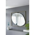 thumbnail image 3 of CC Home Furnishings Rectangular Framed Oval Wall Mirror - 40.25" - Gold, 3 of 9