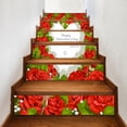 thumbnail image 2 of Calcomanía Vertical De Escalera 3D Valentín Mural Fotográfico Rayas Caseras Calcomanía Artística Baoblaze Etiquetas engomadas de la escalera de la escalada 3D, 2 of 7