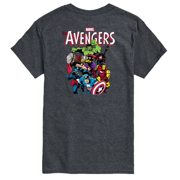 Marvel The Avengers - Cast - Adult Short Sleeve Graphic T-Shirt