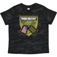 thumbnail image 3 of Inktastic Proud Military Son Boys Camo Flag Boys Toddler T-Shirt, 3 of 5