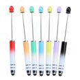 thumbnail image 3 of MERIGLARE 7 Pieces Creative Beadable Pens DIY Ballpoint Pen Bulk for Taking Notes Exam, 3 of 9