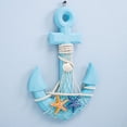 thumbnail image 4 of Godderr Ocean Ship Anchor Home Decoration Magenta Blue White Starfish Anchorage China Sea Style Decoration Anchor Dark Blue, 4 of 5
