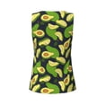 thumbnail image 5 of Picia Fresh Avocado Pattern Women's Workout Tank Top,Breathable Activewear,Slim Fit Athletic Top,Versatile Workout Moisture-wicking top-Small, 5 of 9