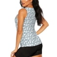 thumbnail image 3 of Lsque Polar Bears And Snowy Winter Printed Workout Tank Tops for Women, Athletic Sports Tank Tops, Compression Sleeveless Dry Fit Shirts,Sleeveless Yoga Shirt-Medium, 3 of 9
