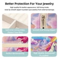 thumbnail image 3 of Rainbow Unicorn Travel Portable Jewelry Organizer Box for Rings, Earrings, Necklaces, Bracelets, and More - Suitable for Girls and Women, 3 of 6
