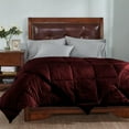 thumbnail image 3 of DNG Creations 1 Piece Stripe Diamond Comforter - California King Size - 550 GSM All Season 100% Egyptian Cotton, 800 Threads Count ( Stripe Wine Colour ), 3 of 7