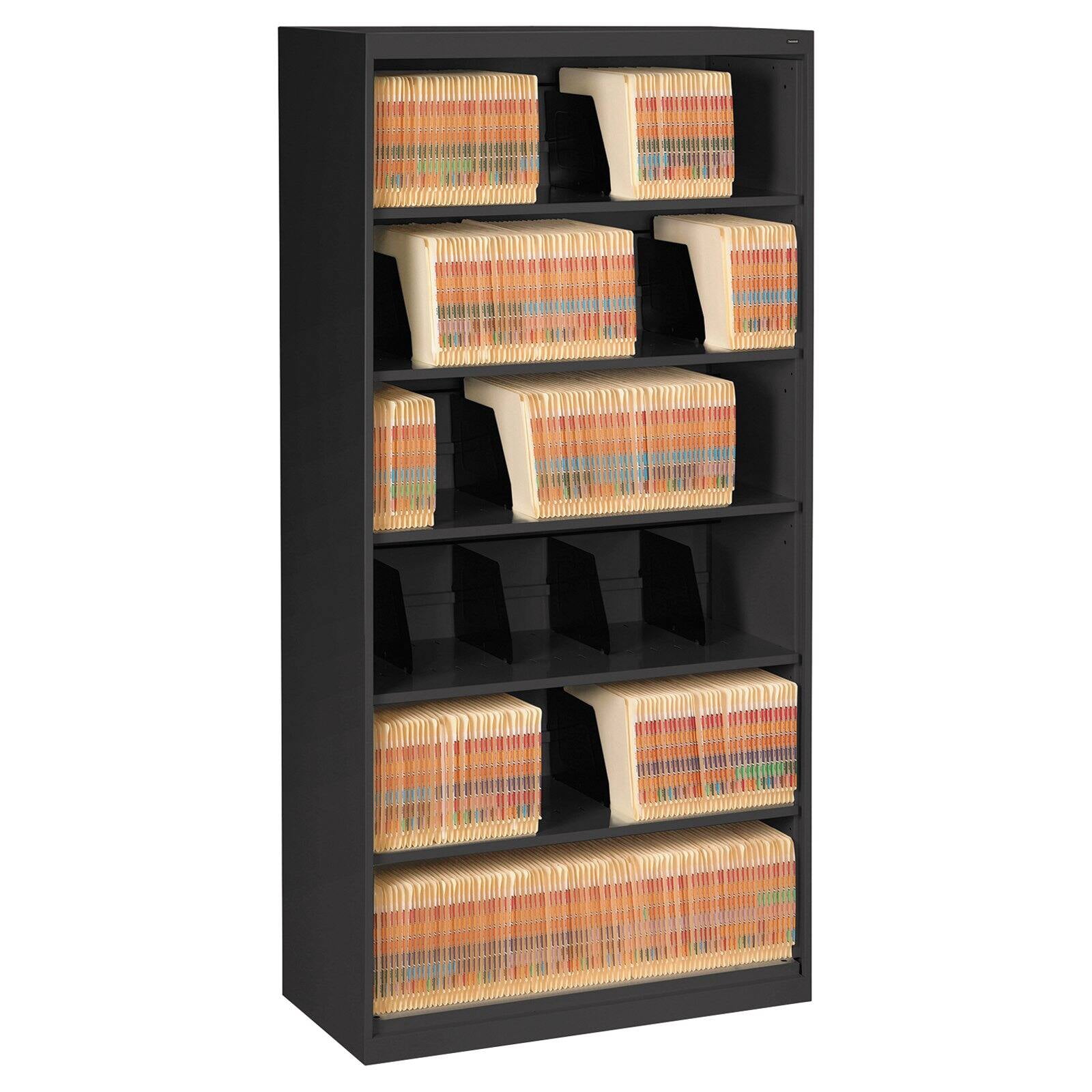 Tennsco 6 Drawers Lateral Filing Cabinet, Gray