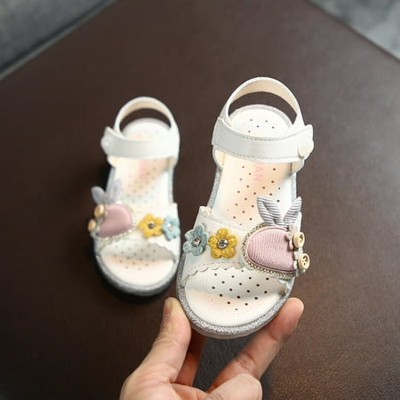 

〖CFXNMZGR〗Toddler Shoes Toddler Infant Kids Baby Girls Cute Rabbit Soft Princess Shoes Beach Sandals