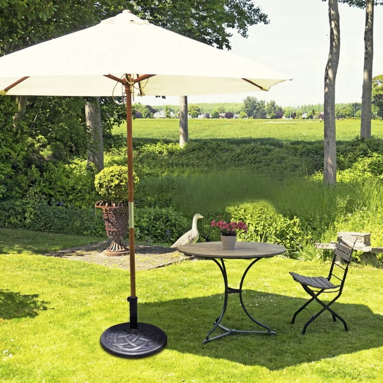 classic cast iron patio umbrella base Treasure Garden 50 lb Market  Bronze  Fits 1.5 Inch Poles : Patio, Lawn & Garden For free Giantex 43 lbs Patio Market