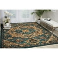 thumbnail image 2 of Pemberly Row Modern 96" x 126" Fabric Indoor Rug in Teal Blue, 2 of 5