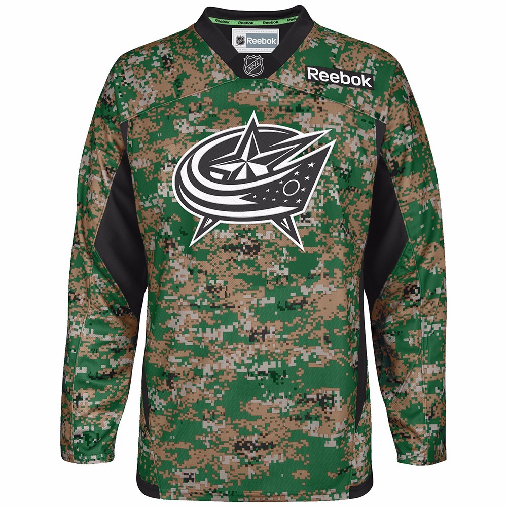 columbus blue jackets practice jersey