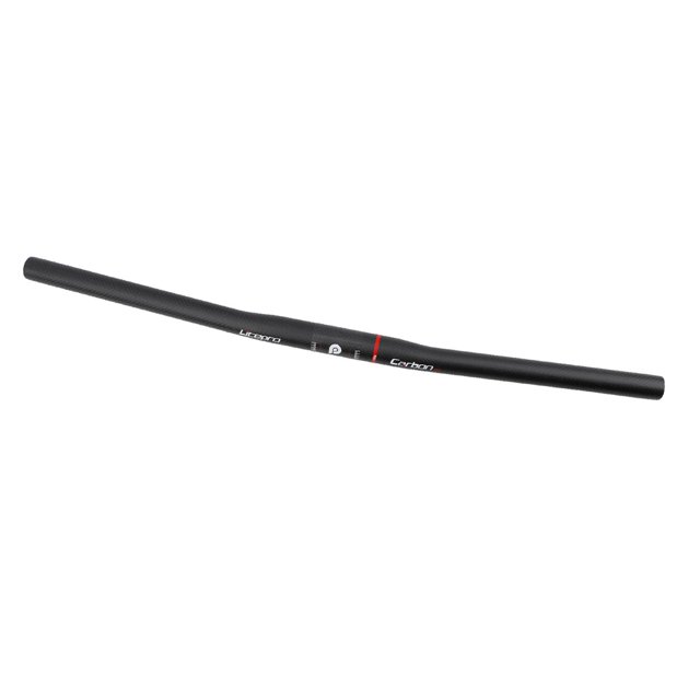 Manillar de carbono plano DYNWAVEMX 25,4mm negro 108G bicicleta de montaña