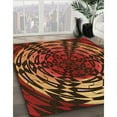 thumbnail image 3 of Ahgly Company Machine Washable Indoor Rectangle Transitional Maroon Red Area Rugs, 5' x 7', 3 of 7