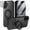 Black, variant on CASEFIV for iPhone 16 Case,with Magnetic Invisible Stand [Military Drop Protection] [Compatible with MagSafe] Shockproof Slim Translucent Case with 2 Screen Protector+2 Lens Protector,Black