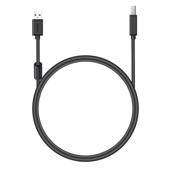 A USB B 2.0 (1) Cable escáner de alta velocidad B-macho a cable compatible 3,28 pies A-macho USB Impresión 3D 3D