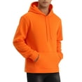 thumbnail image 4 of Lars Amadeus Men's Plush Lined Pullover Hoodie Sweatshirts with Pocket, 4 of 5