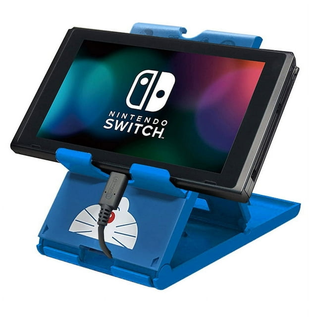 Support pour Nintendo avec Fentes de Rangement pour Cartes de Jeu, Ajustable, Portable, Support Pliable Compatible avec Console Nintendo Switch/Switch Lite/Switch OLED