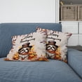 thumbnail image 2 of Happy Thanksgiving Shih Tzu Welcome Thankful Fall Autumn Pumpkin Pillow Cushion Double Sided Lion Dog Lover Gifts Throw Pillow - 02021, 2 of 4