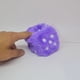 thumbnail image 2 of Cubo de peluche con estampado en caliente de 6 cm de pelo largo, colgante para espejo retrovisor, colador para colgar, 2 of 6
