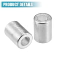 thumbnail image 6 of Unique Bargains 2pcs Car Aluminum Air Conditioner Pipe Joint Fitting Sleeve 14mm 22mm Hole Dia, 6 of 6