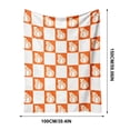 thumbnail image 3 of Fmbmuo Warm Halloween Spooky Pumpkin Throw Blanket , Lightweight Soft Cozy Decorative , For Sofa Couch Bed Home Holiday Decoration, 3 of 9