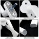 thumbnail image 1 of Aluminum Alloy Window Handle, Concealed Screw, Metal Rod, Metal Cover, Solid Aluminum Handle, Mirror Painting, White Color, 1 of 3