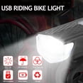 thumbnail image 4 of Graflsoa USB Rechargeable Bicycle Light Set - High Brightness Front Headlight & Tail Light for Night Riding Safety, 800LM, Three Modes, Waterproof, Includes USB Cables and Rubber Rings, 4 of 6