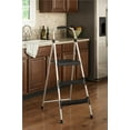 thumbnail image 3 of COSCO Signature 3-Step Step Stool with Plastic Steps (Aluminum/Black), 3 of 7