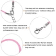 thumbnail image 4 of 10uds Encerado Collar Cordón A Granel, 16 Pulgadas y 1,5mm Diámetro Collar Cadena Cuerda con Cierre para Colgantes, Pulseras, Joyería Fabricación, Rosa, 4 of 6