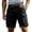 Black-Y6, variant on Cargo Short for Men Elastic Waistband Drawstring Shorts Pants Summer Work Hiking Casual Outdoor Athletic Big and Tall Camo Cargo Short Multi-Pocket Quick Dry Pants,Brown L
