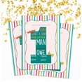 thumbnail image 2 of Darling Souvenir Pink Birthday Invitation Card 28 Pcs Fill or Write In Blank Invites Printable Party Supplies 5 x 7 Inches, 2 of 5