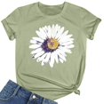 thumbnail image 4 of YDLCAFD T-Shirts d'Entraînement pour Femmes Coupe Ample Crop Tops pour Femmes Tendance Manches Courtes Col Rond Chemises Amples Confortables Blouses d'Été Douces Décontractées Basiques, 4 of 5