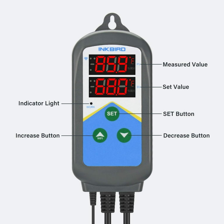 Inkbird Smart Temperature Controller ITC-306T Wifi Heat Lamp