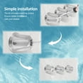 thumbnail image 5 of Sutowe 3Pcs Shower Faucet Knob Handle Easy Install Rustproof Bathtub Faucet Handle Replacement Include Hot Cold and Diverter for Bathroom, 5 of 8