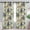 Butterfly and Floral, variant on Butterfly and Monarch Orange Pattern Blackout Curtains,Triple Weaved Fabric,Thermal Insulated,Room Darkening,Grommet Top,2 Panels,42x84in(107x213cm)