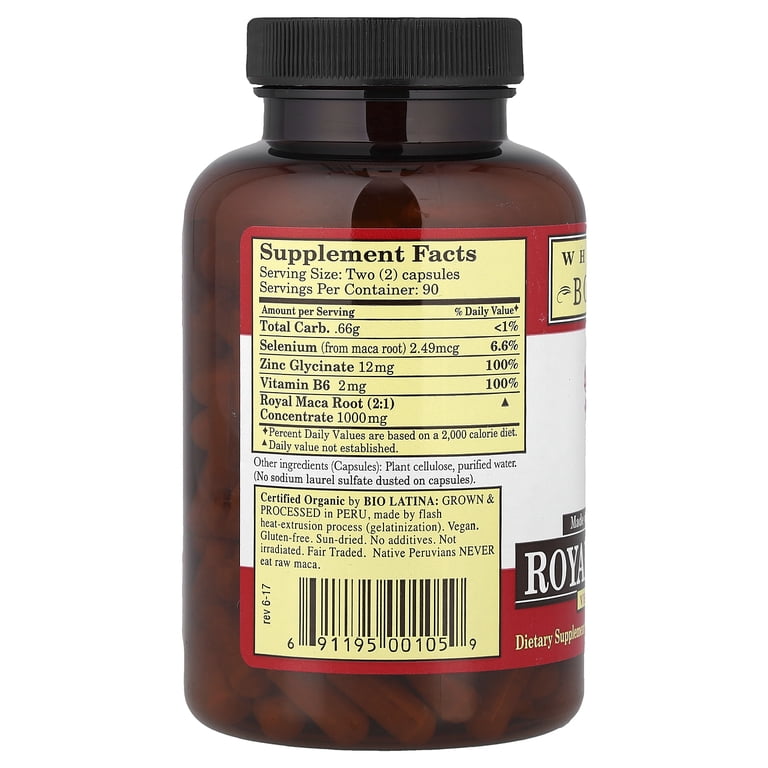 Complément Alimentaire Royal MACA SOOMIIG - Énergie & Musculation Homme - 1000mg Par Capsule - Date 2027