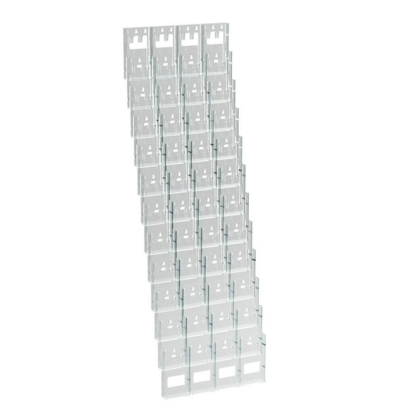 48-Pocket Trifold Wall Mount. Inside Dimension: 4.375"W