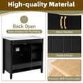 thumbnail image 5 of YINGYING 36" Bathroom Vanity with Sink, Bathroom Vanities with Soft-closing Doors, Freestanding  Bathroom Storage Cabinet 4 Soft-Closing Drawers & Metal Handles, 5 of 10