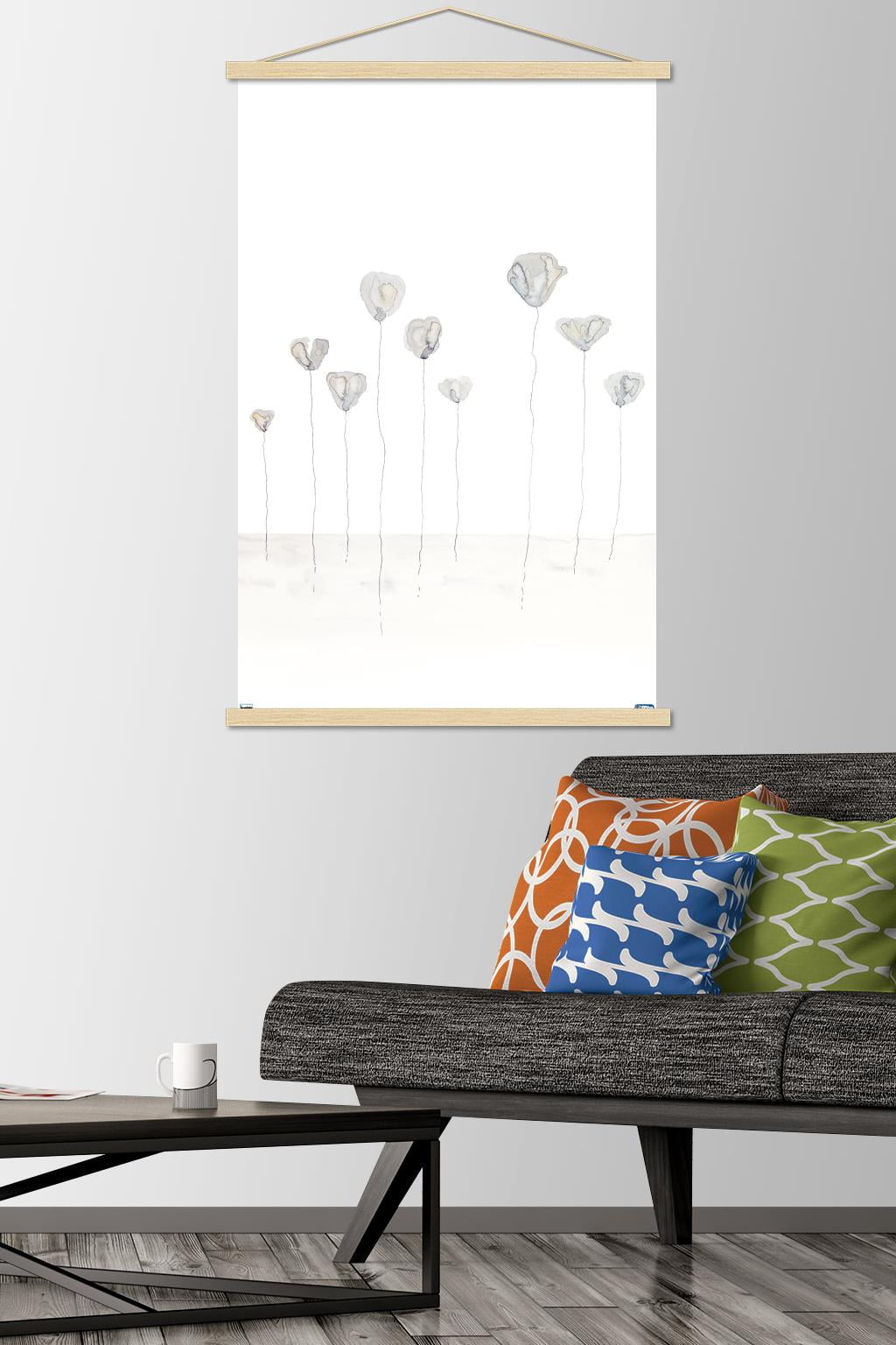 Reinders - Flowers Wall Poster with Magnetic Frame, 22.375" x 34"