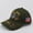 MC Devil dog Hats-Green, variant on 2pcs Buffalo Soldier Hat Vintage Embroidered Baseball Cap, Distressed Cotton Baseball Hat Adjustable Dad Hat
