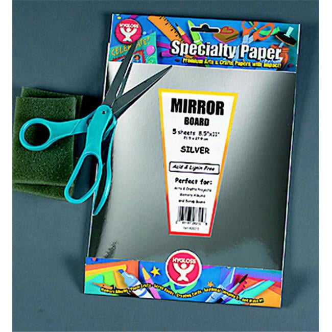 HYGLOSS Produits HYG28355 Panneau Miroir 5 X 7 25 Feuilles