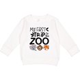 thumbnail image 2 of Inktastic My First Trip to the Zoo Cute Animals Toddler Sweatshirt, 2 of 4