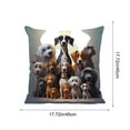 thumbnail image 5 of Cute Animals Print Pillow Cover Set Bedroom Living Room Sofa Cushion 45x45 Cm For Sofa Living Room Decoration, 5 of 6